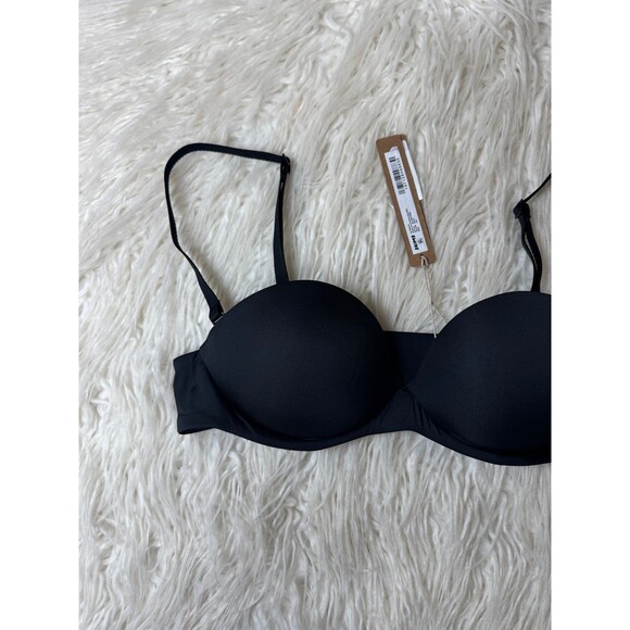 Skims Ultimate Push Up Strapless Bra Onyx Size 34A - Picture 4 of 7